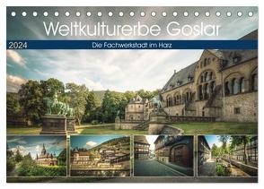 Weltkulturerbe Goslar (Tischkalender 2024 DIN A5 quer), CALVENDO Monatskalender von Gierok / Magic Artist Design,  Steffen