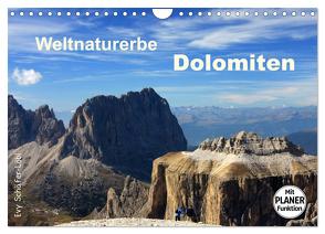 Weltnaturerbe DOLOMITEN (Wandkalender 2024 DIN A4 quer), CALVENDO Monatskalender von Schäfer-Löbl,  Evy