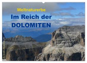 Weltnaturerbe – Im Reich der DOLOMITEN (Wandkalender 2024 DIN A2 quer), CALVENDO Monatskalender von Schäfer-Löbl,  Erwin Löbl,  Evy