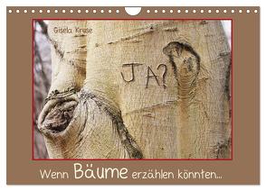 Wenn Bäume erzählen könnten (Wandkalender 2024 DIN A4 quer), CALVENDO Monatskalender von Kruse,  Gisela