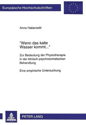 «Wenn das kalte Wasser kommt…» von Haberzettl,  Anne