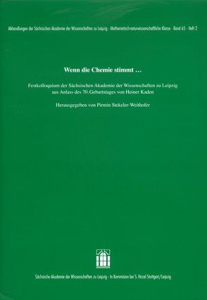 Wenn die Chemie stimmt…… von Stekeler-Weithofer,  Pirmin