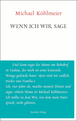 Wenn ich wir sage von Köhlmeier,  Michael