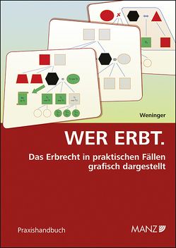 Wer erbt. Das Erbrecht in praktischen Fällen grafisch dargestellt von Weninger,  Heinrich