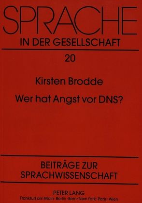 Wer hat Angst vor DNS? von Brodde-Lange,  Kirsten