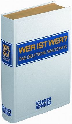 WER IST WER? – DAS DEUTSCHE WHO’S WHO 2015-2016 von Habel,  Walter