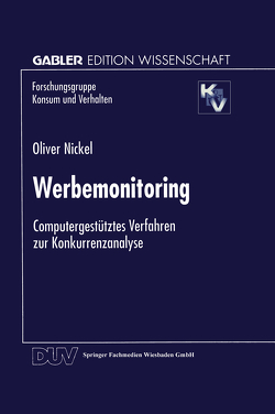 Werbemonitoring von Nickel,  Oliver