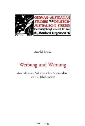 Werbung und Warnung von Beuke,  Arnold