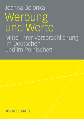 Werbung und Werte von Golonka,  Joanna