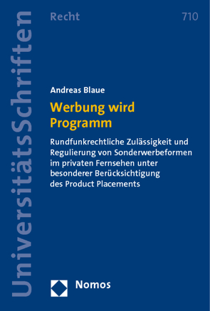 Werbung wird Programm von Blaue,  Andreas