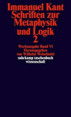 Werkausgabe in 12 Bänden von Kant,  Immanuel, Weischedel,  Wilhelm