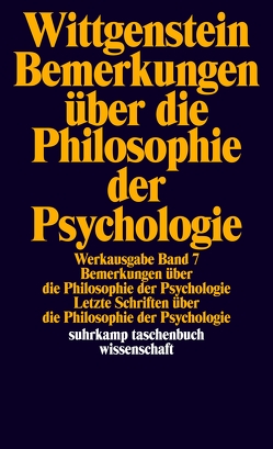 Werkausgabe in 8 Bänden von Anscombe,  G. E. M., Nyman,  Heikki, Schulte,  Joachim, Wittgenstein,  Ludwig, Wright,  Georg Henrik von