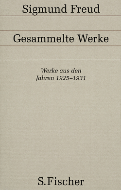 Werke aus den Jahren 1925-1931 von Freud,  Sigmund