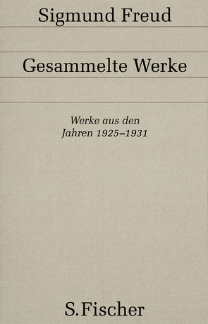 Werke aus den Jahren 1925-1931 von Freud,  Sigmund