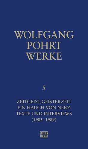 Werke Band 5.1 von Pohrt,  Wolfgang