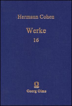 Werke von Cohen,  Hermann