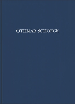 Werke für gemischten Chor, Männerchor, Frauen- ode von Schoeck,  Othmar