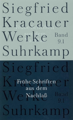 Werke in neun Bänden von Belke,  Ingrid, Biebl,  Sabine, Kracauer,  Siegfried