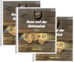 Werkstatt-Set Anna und der Katzendieb – Leselabyrinth von Fluri,  Reinhard, Jud,  Brigitte