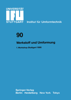 Werkstoff und Umformung von Lange,  Kurt