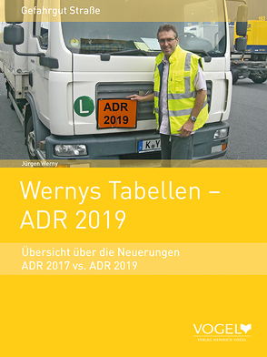 Wernys Tabellen – ADR 2019 von Werny,  Jürgen