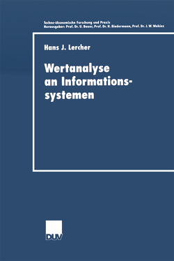 Wertanalyse an Informationssystemen von Lercher,  Hans J.