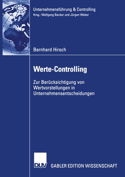 Werte-Controlling von Hirsch,  Bernhard