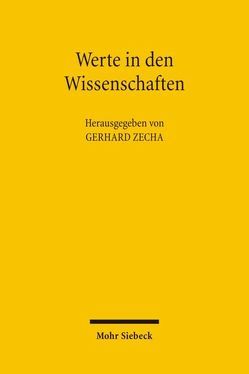 Werte in den Wissenschaften von Zecha,  Gerhard