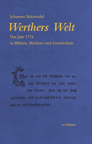 Werthers Welt von Saltzwedel,  Johannes