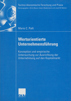 Wertorientierte Unternehmensführung von Palli,  Mario C.