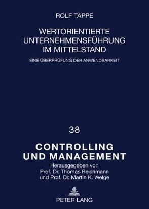 Wertorientierte Unternehmensführung im Mittelstand von Tappe,  Rolf