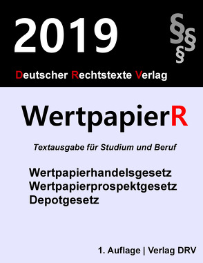 Wertpapierrecht von DRV,  Redaktion