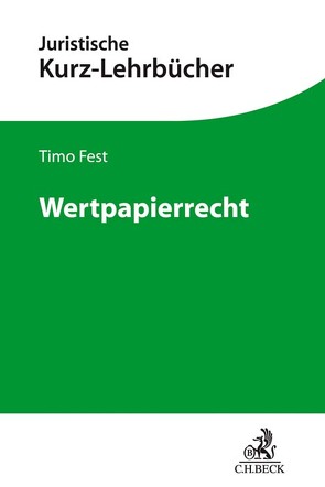 Wertpapierrecht von Fest,  Timo