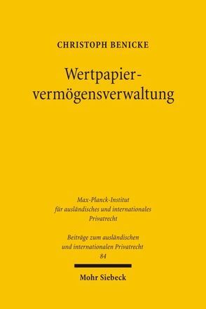 Wertpapiervermögensverwaltung von Benicke,  Christoph