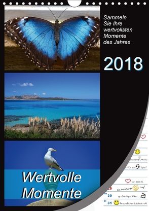 Wertvolle Momente – Sammeln Sie Ihre wertvollsten Momente (Wandkalender 2018 DIN A4 hoch) von Mowaru