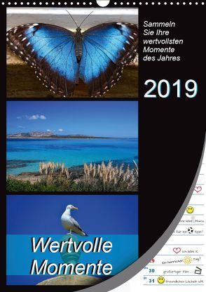 Wertvolle Momente – Sammeln Sie Ihre wertvollsten Momente (Wandkalender 2019 DIN A3 hoch) von Mowaru