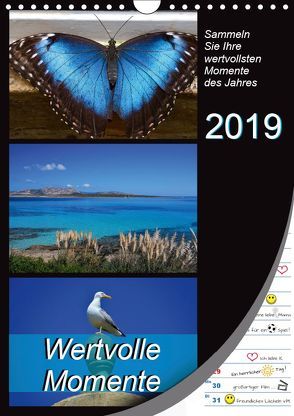 Wertvolle Momente – Sammeln Sie Ihre wertvollsten Momente (Wandkalender 2019 DIN A4 hoch) von Mowaru