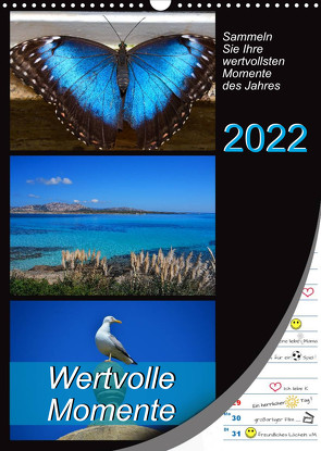 Wertvolle Momente – Sammeln Sie Ihre wertvollsten Momente (Wandkalender 2022 DIN A3 hoch) von Mowaru
