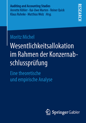 Wesentlichkeitsallokation im Rahmen der Konzernabschlussprüfung von Michel,  Moritz