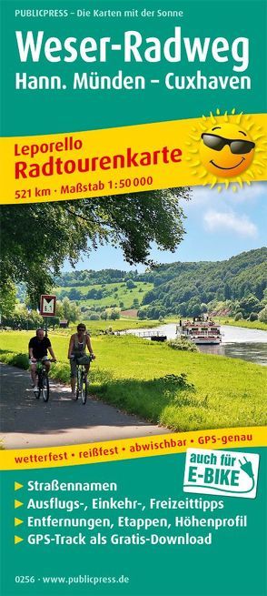 Weser-Radweg, Hann. Münden – Cuxhaven