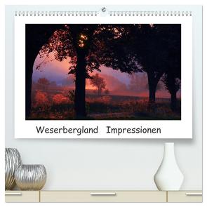 Weserbergland Impressionen (hochwertiger Premium Wandkalender 2024 DIN A2 quer), Kunstdruck in Hochglanz von Fietzek,  Thomas