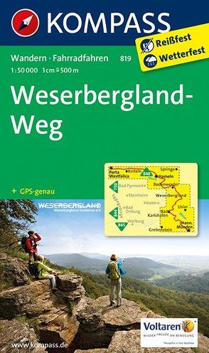 KOMPASS Wanderkarte Weserbergland-Weg von KOMPASS-Karten GmbH