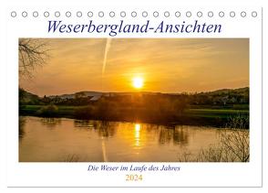 Weserberglandansichten (Tischkalender 2024 DIN A5 quer), CALVENDO Monatskalender von Weserbergland,  Fotografiecentrum