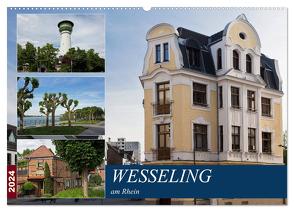 Wesseling am Rhein (Wandkalender 2024 DIN A2 quer), CALVENDO Monatskalender von boeTtchEr,  U