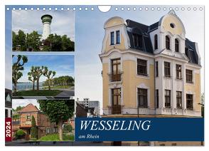 Wesseling am Rhein (Wandkalender 2024 DIN A4 quer), CALVENDO Monatskalender von boeTtchEr,  U