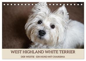 WEST HIGHLAND WHITE TERRIER – DER WESTIE – EIN HUND MIT CHARISMA (Tischkalender 2024 DIN A5 quer), CALVENDO Monatskalender von Rohde,  Angela