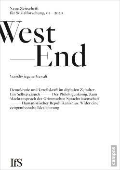 WestEnd 1/2020: Verschwiegene Gewalt von Institut für Sozialforschung an der