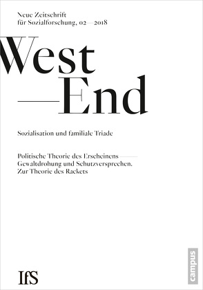 WestEnd 2/2018: Sozialisation und familiale Triade von Institut für Sozialforschung,  Frankfurt am Main