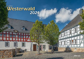 Westerwald 2024 Bildkalender A3 quer, spiralgebunden von Klaes,  Holger