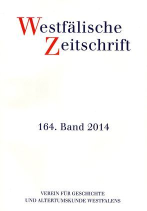 Westfälische Zeitschrift 164, Band 2014